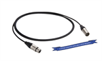 1' Mic cable 24 AWG Thin Profile STUDIO-FLEX Nickel/Silver