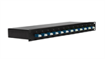 Fiber Splice Enclosure 1RU 1x12 SC, Splice components included