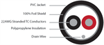 Analog Single-Pair Shielded: 22 AWG - SPA22GS-Brown