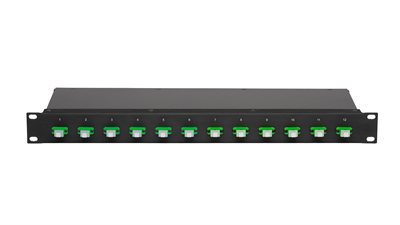Fiber Splice Enclosure 1RU 1x12 SC/APC , Splice components included