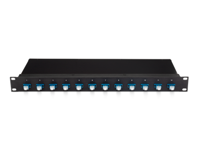 Fiber Splice Enclosure 1RU 1x12 SC, Splice components included
