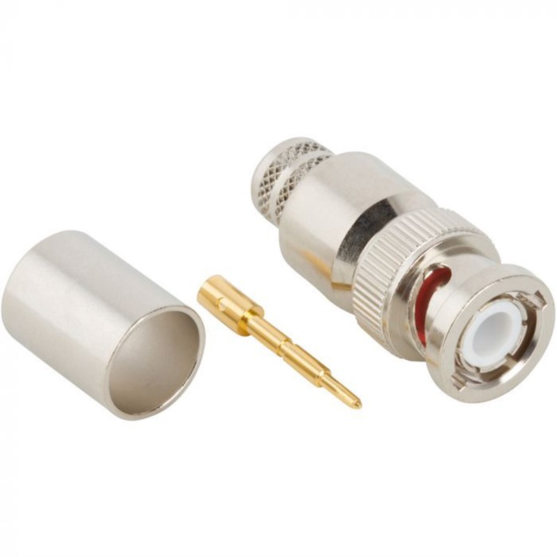Amphenol BNC Straight Crimp Plug for RF50LL 50 Ohm - 112563